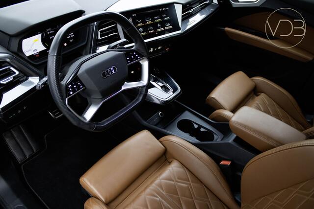 Audi Q4 Sportback e-tron 35 SOH 90,2% S-Line RS LEER Camera Black Optiek 55 kWh