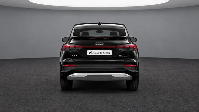 Audi Q4 Sportback e-tron 45 quattro Advanced edition 286 PK · MEGA Sale · Assist. pakket plus · Comfortpakket · Lichtpakket plus ambient light