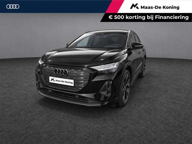 Audi Q4 Sportback e-tron 45 quattro 82 kWh / 285pk S Edition · SONOS · Trekhaak · Camera · Elektrische stoelverstelling · Stoelverwarming · Apple/Android Car Play · 20'' ·