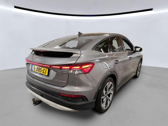 Audi Q4 Sportback e-tron 40 Launch edition Advanced 77 kWh / SOH 89%/ AUTOMAAT/ TREKHAAK/ WARMTEPOMP/ CRUISE/ PARK.SENSOR.V+A/ CAMERA/ STOELVERWARM./ KEYLESS/ NAVI/ DIGITAL DASH/ CLIMA/ 20'' LMV – foto 8