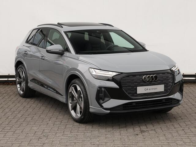 Audi Q4 e-tron S edition e-tron 45 82 kWh 210 kW / 286 PK Hatchba quattro | 21" Velgen | Pano | Trekhaak | Privacy glas |