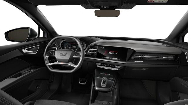 Audi Q4 e-tron 45 quattro S Edition 82 kWh | 286 PK | SoH 100% | Trekhaak | Matrix LED koplampen | Warmtepomp | 21" LM velgen | S line |