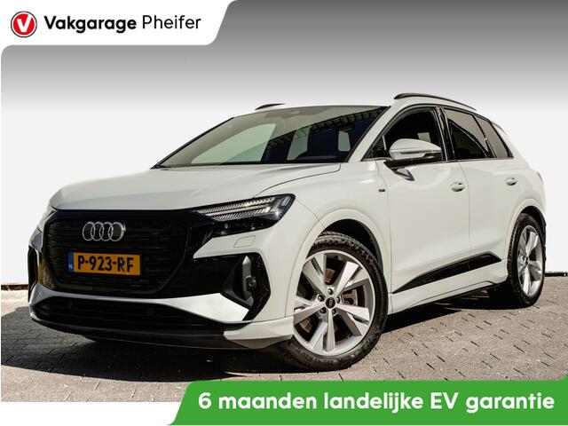 Audi Q4 e-tron 40 Launch edition S Competition 77 kWh Camera/ Carplay/ Navigatie/ 20" Lmv/ Sportstoelen/ Full led/ Stoelverwarming/ Adapt. cruise