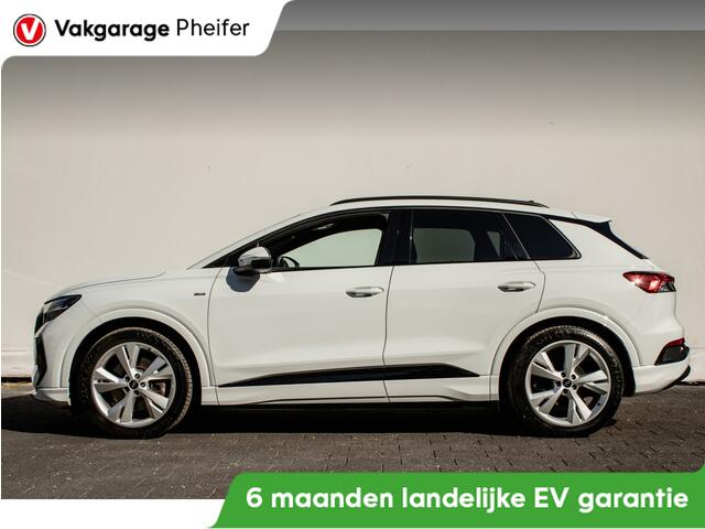 Audi Q4 e-tron 40 Launch edition S Competition 77 kWh Camera/ Carplay/ Navigatie/ 20" Lmv/ Sportstoelen/ Full led/ Stoelverwarming/ Adapt. cruise