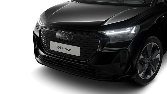 Audi Q4 e-tron 40 S edition 63 kWh 204pk | Achteruitrijcamera | Comfortpakket | Assistentiepakket plus | Optiekpakket zwart plus | Privacy glas | Adaptive cruise control |
