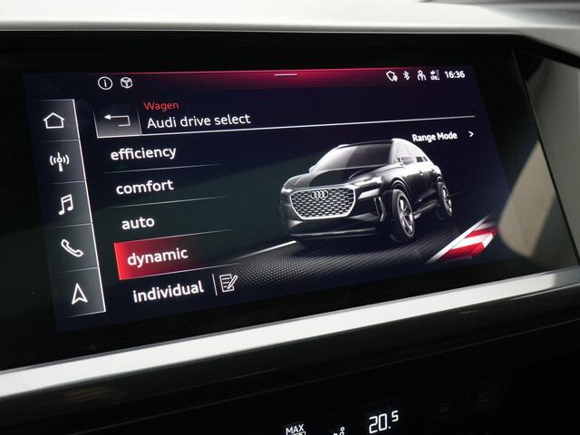 Audi Q4 e-tron 50 77 kWh 299 pk quattro Launch edition S Competition | Panoramadak | SONOS | Warmtepomp | Matrix LED | Sportstoelen Fijnnappa Leder | Augmented Reality head-up display | 21 inch