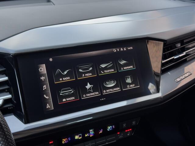 Audi Q4 e-tron 40 3X S-LINE 77 kWh LEDER 20 INCHE-LMV CAMERA-360 DIGI-DASH NAVI LED PDC