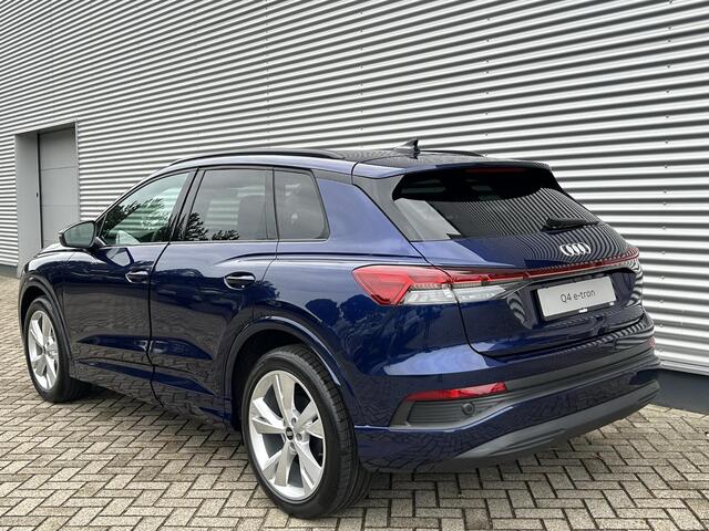 Audi Q4 e-tron Advanced edition (A1) e-tron 45 82 kWh 210 kW / 2 | Elektrische Bestuurderstoel | Sfeerverlichting | Adaptieve Cruise Control | Inklapbare spiegels | Navigatie | Camera |
