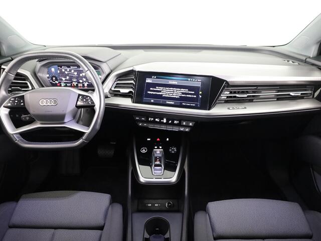 Audi Q4 e-tron 40 Launch edition Advanced 77 kWh 204 pk | Navigatie | Warmtepomp | Parkeersensoren | Achteruitrijcamera | Adaptieve cruise control | Stoelverwarming |