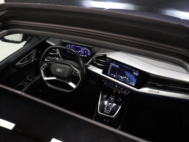 Audi Q4 e-tron 35 Launch edition Advanced Plus 55 kWh SOH 94% [SCHUIFKANTELDAK, APPLE CARPLAY, ANDROID, ADAPTIVE CRUISE, VOL LEDER, CAMERA, STOELVERWARMING, LEDVERLICHTING, CLIMATE, NIEUWSTAAT]