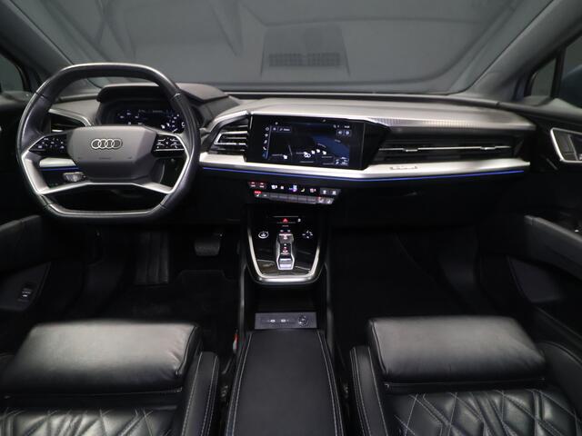 Audi Q4 e-tron 35 Launch edition Advanced Plus 55 kWh SOH 94% [SCHUIFKANTELDAK, APPLE CARPLAY, ANDROID, ADAPTIVE CRUISE, VOL LEDER, CAMERA, STOELVERWARMING, LEDVERLICHTING, CLIMATE, NIEUWSTAAT]