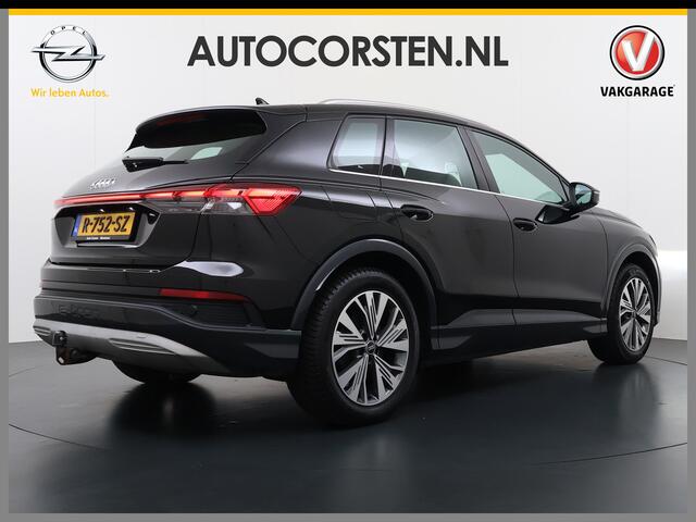 Audi Q4 e-tron 40 Advanced Edition 77kWh SOH 94% Adap.Cruise Trekhaak Navi-Plus Apple Carplay Android Auto Ecc Pdc Matrix Led Sportstoelen DAB Stoelverwarming Led Lmv 19" Elek.Achterklep Led-a-licht dynamisch 1e Eigenaar Origineel Nederlandse Auto 1.000kg Trekgewicht