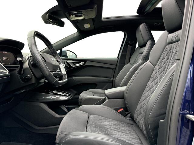 Audi Q4 e-tron 40 S edition 77 kWh S-Line | Panoramadak | 3-fase | Aviloo Accutest | E.V.A.