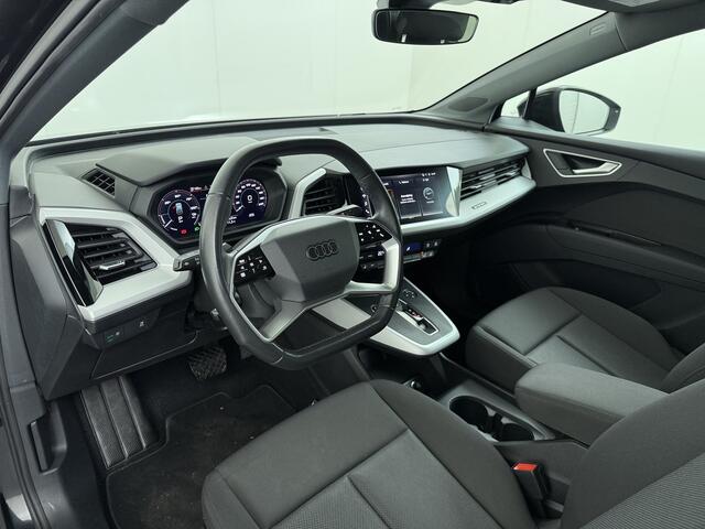 Audi Q4 e-tron 35 Launch Edition LED 20"LM Apple Carplay Android Auto Navi Audi Connect Ecc Audi Phone Box Stoelverwarming Pdc Cruise Control 55kWh Elek.Achterklep Privacy Glas E-sound luidspr v Keyless-Go Origineel Nederlandse Auto