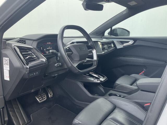 Audi Q4 e-tron 50 quattro Launch edition S Competition 77 kWh 1Eig Warmtepomp Sonos Camera Leer NL-Auto Uitstraling!