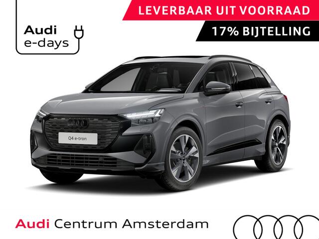 Audi Q4 e-tron 45 S edition Competition 82 kWh 286 pk | Assistentiepakket plus | Comfortpakket | Glazen panoramadak | Comfort sleutel |