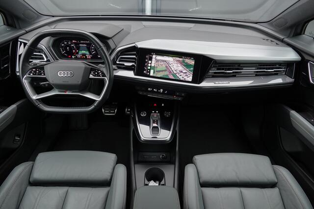 Audi Q4 e-tron 299Pk Aut. | 50 Quattro | Edition One | S-Line | Sportstoelen | Warmtepomp | Achteruitrijcamera | 21''