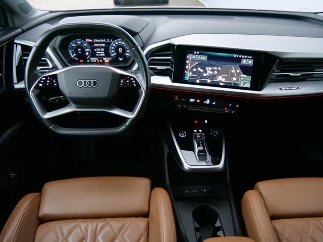 Audi Q4 e-tron 35 Launch edition Advanced 55 kWh Automaat Leer / Navigatie / Leder / Stoelverwarming