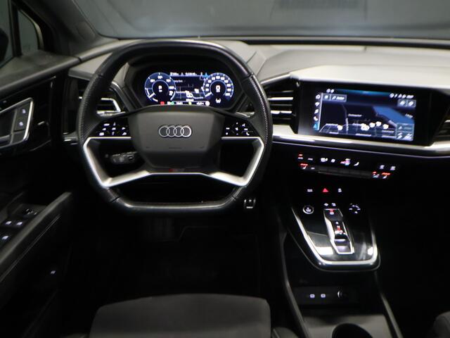 Audi Q4 e-tron 40 Launch edition S Competition 77 kWh [SCHUIFKANTELDAK, SPORTSTOELEN, APPLE CARPLAY, ANDROID, ADAPTIVE CRUISE, STOELVERWARMING, CAMERA, CLIMATE, NIEUWSTAAT]