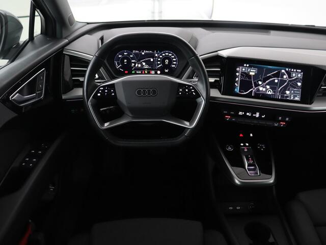 Audi Q4 e-tron 40 Launch edition Advanced 77 kWh | Warmtepomp | Adaptive cruise | Trekhaak | Camera | Stoelverwarming | Matrix LED | Carplay | Navigatie | Sportstoelen | Virtual Cockpit | Parkeerhulp