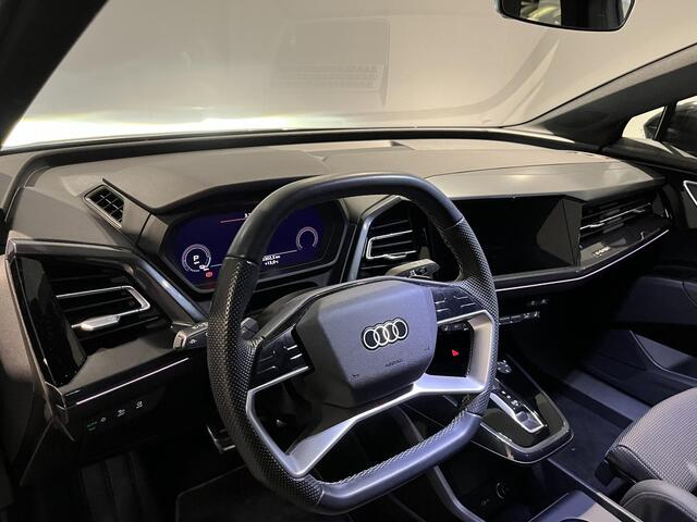 Audi Q4 e-tron 40 S edition 77 kWh voorstoelen verwarmd | Matrix LED koplampen | Cruise control adaptief | 20'' Lichtmetaalvelgen