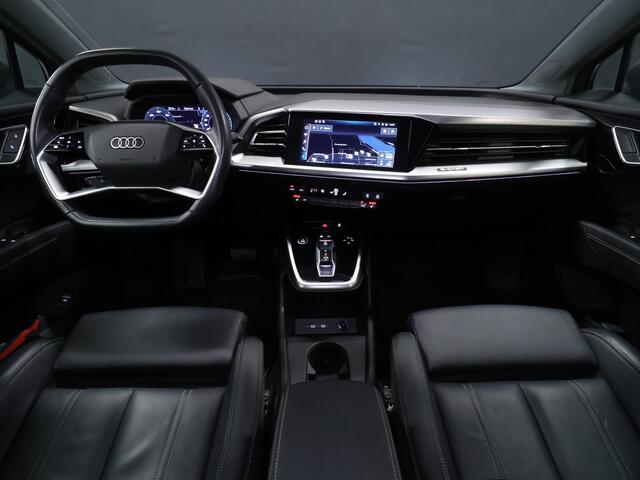Audi Q4 e-tron 40 Advanced edition 77 kWh [VOL LEDER, VIRTUAL COCKPIT, STOELVERWARMING, BLUETOOTH, NAVIGATIE, PDC VOOR+ACHTER, SCHAKELFLIPPERS, NIEUWSTAAT]