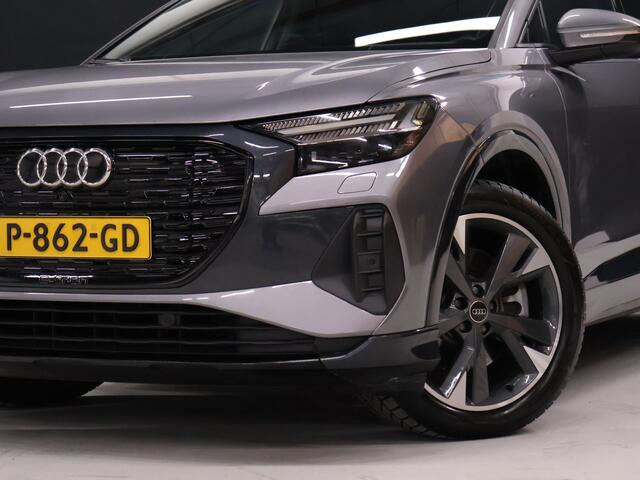 Audi Q4 e-tron 40 Advanced edition 77 kWh [VOL LEDER, VIRTUAL COCKPIT, STOELVERWARMING, BLUETOOTH, NAVIGATIE, PDC VOOR+ACHTER, SCHAKELFLIPPERS, NIEUWSTAAT]