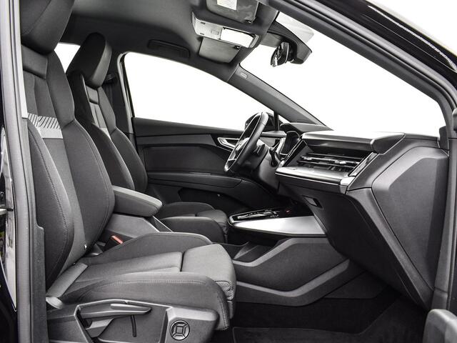Audi Q4 e-tron 40 Advanced Edition 77 kWh 204pk · Camera · Matrix LED · Optiekpakket Zwart · Apple/Android Car Play · Elek. Achterklep · Stoelverwarming · ACC ·