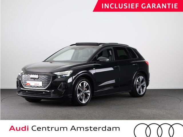 Audi Q4 e-tron 40 Launch edition S Competition 77 kWh 204pk | SoH 93% | Panoramadak | Head-up Display | Navigatie | Stoelverwarming