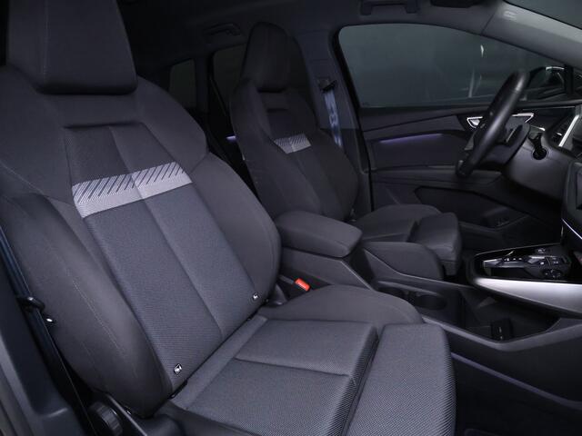 Audi Q4 e-tron 40 Advanced edition 77 kWh [ADAPTIVE CRUISE CONTROL, APPLE CARPLAY, ANDROID AUTO, SFEERVERLICHTING, ACHTERUITRIJCAMERA, PDC V+A, STOELVERWARMING, NIEUWSTAAT]