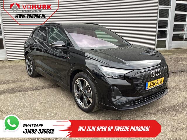 Audi Q4 e-tron 40 77kWh 523 km WLTP S-Line/ Pano/ Keyless/ Virtual Cockpit/ Leder/ Stoelverw./ Elek.Klep/ 20" LMV/ Climate/ PDC