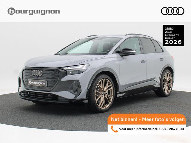 Audi Q4 e-tron 45 S-Line 286 Pk 82 kWh | Full LED | Trekhaak | Navigatie | Full LED | CarPlay | 21 Inch | 7.828 Km !!