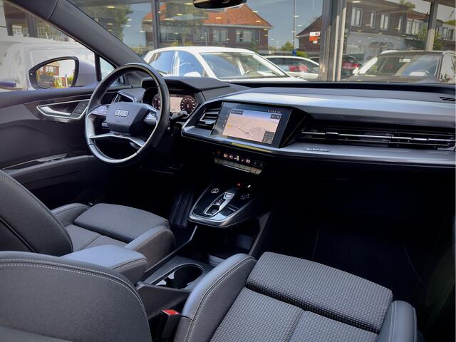 Audi Q4 e-tron 40 3x S-LINE 204Pk 77 kWh 89,6% SOH LEDER 20 INCHE-LMV CAMERA-360 DIGI-DASH NAVI LED PDC