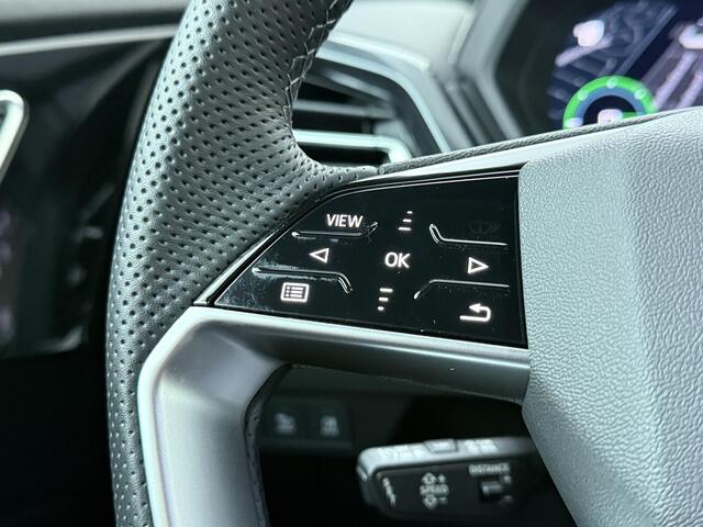 Audi Q4 e-tron 45 S Edition 82 kWh | 286 PK | SoH 100% | Adaptive cruise control | 21"LM velgen | Keyless | S line | Stoelverwarming |