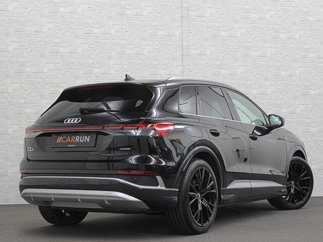 Audi Q4 e-tron 45 Quattro S-Line 77 kWh | ACC | Matrix-LED | Keyless-Entry | Standkachel | Carplay | Lane Assist | 3-Zone Clima | Stoelverwarming | Getint Glas | Autom. Parkeren | Virtual Cockpit |