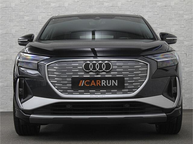 Audi Q4 e-tron 45 Quattro S-Line 77 kWh | ACC | Matrix-LED | Keyless-Entry | Standkachel | Carplay | Lane Assist | 3-Zone Clima | Stoelverwarming | Getint Glas | Autom. Parkeren | Virtual Cockpit |