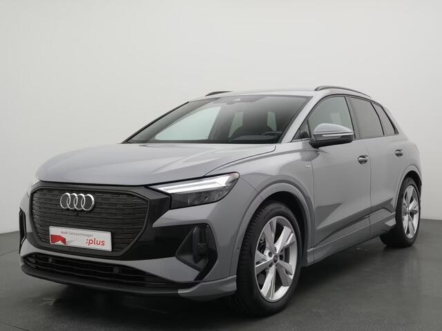 Audi Q4 e-tron 40 S-LINE 82 kWh (150kW/204pk) ** LED, NAVI+, KEYLESS, ADAPT. CRUISE, 20-inch LMV ** 1e EIG - 32K onder NP - UNFALLFREI ** ** INFORMEER OOK NAAR ONZE AANTREKKELIJKE FINANCIAL-LEASE TARIEVEN **