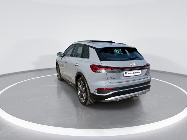 Audi Q4 e-tron 40 Edition 77 kWh / 204pk S Line · Panoramadak · Trekhaak · Apple/Android Car Play · Leder/Stof