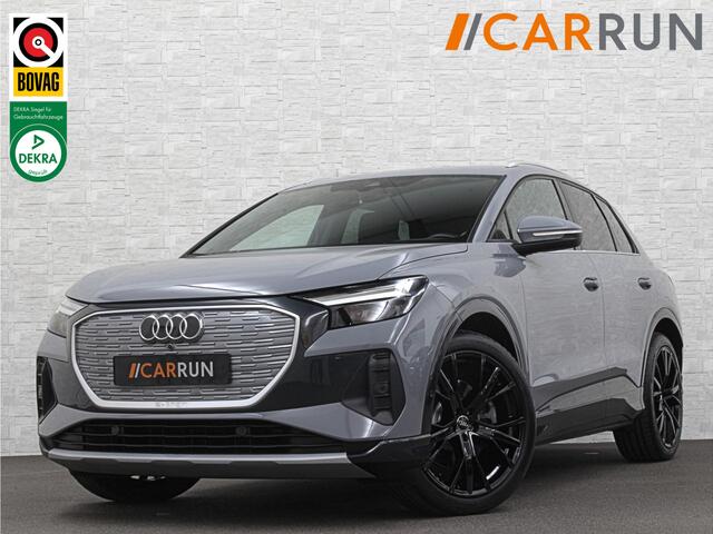 Audi Q4 e-tron 45 Quattro 77 kWh | ACC | Sonos-Sound | Head-Up | 95% SOH | Sportstoelen | Keyless-Entry | Memory | Groot Navi | Virtual-Cockpit | Getint Glas | 3-Zone Clima | Zwarte Hemel | LED | Carplay | Standkachel | Achteruitrij-Camera | Stoelverwarming |