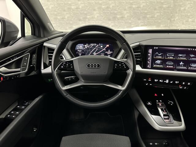 Audi Q4 e-tron 45 Quattro 77 kWh | ACC | Sonos-Sound | Head-Up | 95% SOH | Sportstoelen | Keyless-Entry | Memory | Groot Navi | Virtual-Cockpit | Getint Glas | 3-Zone Clima | Zwarte Hemel | LED | Carplay | Standkachel | Achteruitrij-Camera | Stoelverwarming |