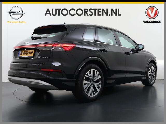Audi Q4 e-tron 35 Launch Edition Soh 92%-dak-Schuifdak Camera Adap.Cruise W-pomp Navi-Plus Sportst.+Verwarmd PDC-a+v Matrix Led Advanced Plus Lmv 19" Elek.Achterklep Virtual Cockpit E-Call Bordherkenning Audi Connect +Phone-Box Keyless-Go A-Licht-Dynamisch 1e Eigenaar O