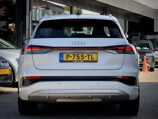 Audi Q4 e-tron 40 3x S-LINE 204Pk 77 kWh 89,6% SOH LEDER 20 INCHE-LMV CAMERA-360 DIGI-DASH NAVI LED PDC