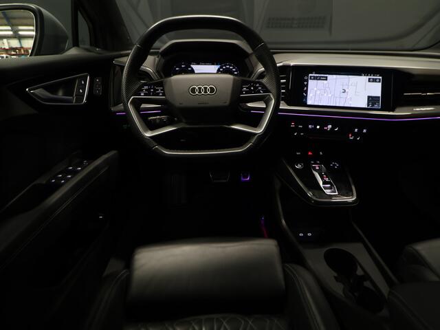 Audi Q4 e-tron 40 Launch edition S Competition 77 kWh [ADAPTIVE CRUISE, HEAD-UP DISPLAY, SONOS SOUND, MEMORY, STOELVERWARMING, APPLE CARPLAY, ELEKTRISCHE ACHTERKLEP, NIEUWSTAAT]