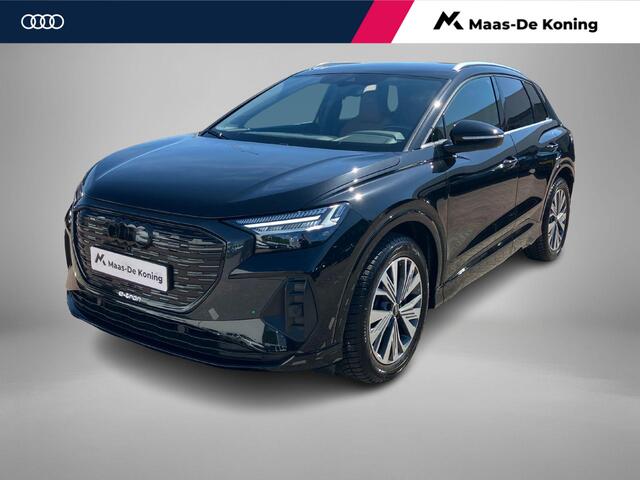 Audi Q4 e-tron 40 Advanced edition 204pk 77 kWh · Leder · Trekhaak · Camera + Parkeersensoren · Apple/Android Car Play · Stoelverwarming ·