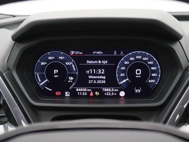 Audi Q4 e-tron 50 quattro Launch edition S Competition 77 kWh SOH 89,74%, Panoramadak, Trekhaak, Stoelverwarming, Navi, Achteruitrijcamera, 20" LM Velgen