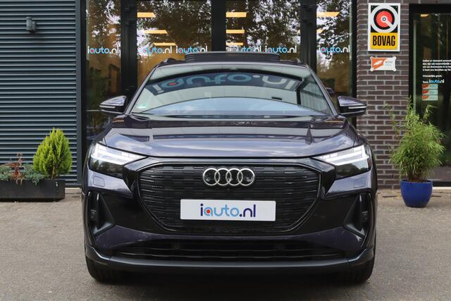 Audi Q4 e-tron 50 quattro S Edition 77 kWh Optiek Zwart S-Line/Pano/Leder/Matrix LED/Elek. stoelen+mem/Head-up/Camera/Keyless/20"