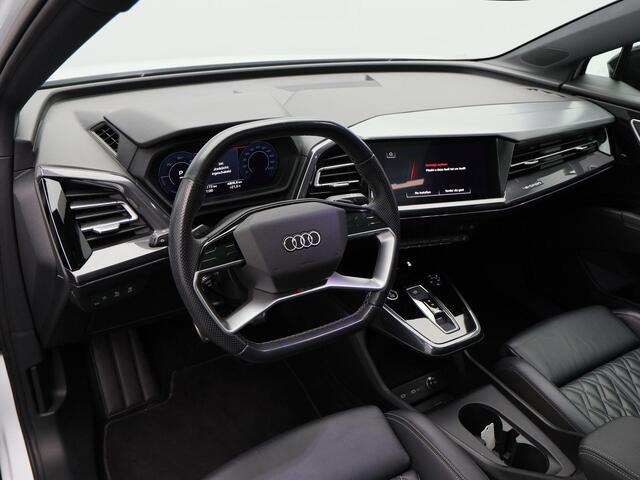 Audi Q4 e-tron 40 Launch edition S Competition 77 kWh 204 Pk | Stoelverwarming | Panorama dak | Adaptive Cruise | Matrix LED | Camera | CarPlay | 21 inch | 93.167 Km !!