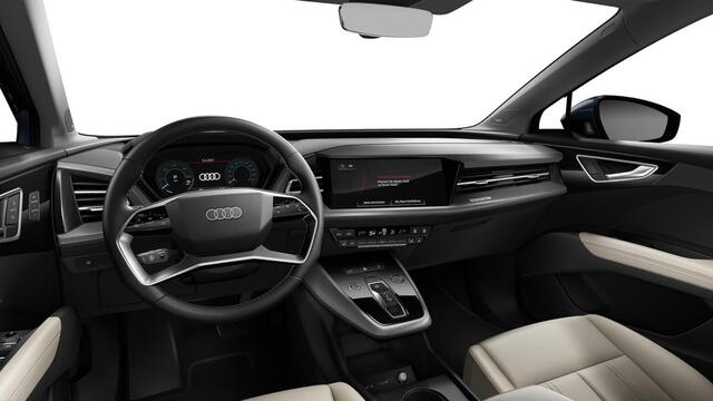 Audi Q4 e-tron 40 Advanced edition 77 kWh Panoramadak - Comfortpakket plus - Assistentiepakket plus - Veiligheidspakket plus - Sonos premium soundsystem - Stoelverwarming voorin - Lane departure warning -