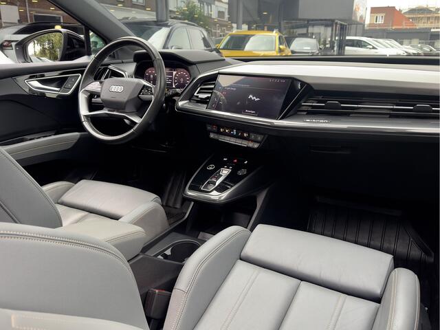 Audi Q4 e-tron 50 QUATTRO 3X S-LINE COMPETITION-EDITION 77 KWH/300PK LEDER NAVI CAMERA DIGI-DASH APPLE-CARPLAY LED LMV-20INCHE PDC