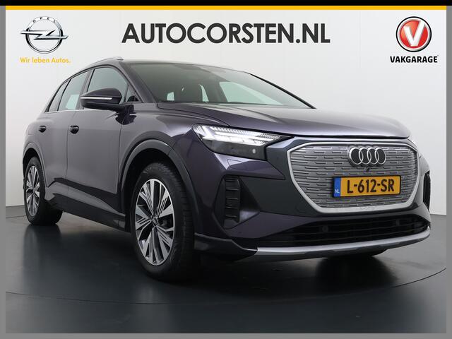 Audi Q4 e-tron 40 Launch Edition Advanced 82kWh Trekhaak Sportstoelen+Verwarmd Apple Carplay Android Auto Navi Ecc Pdc Elek.Achterklep Matrix Led Cruise Control Lmv 19" Isofix DAB 1.000KG Trekgewicht 1e Eigenaar Origineel Nederlandse Auto